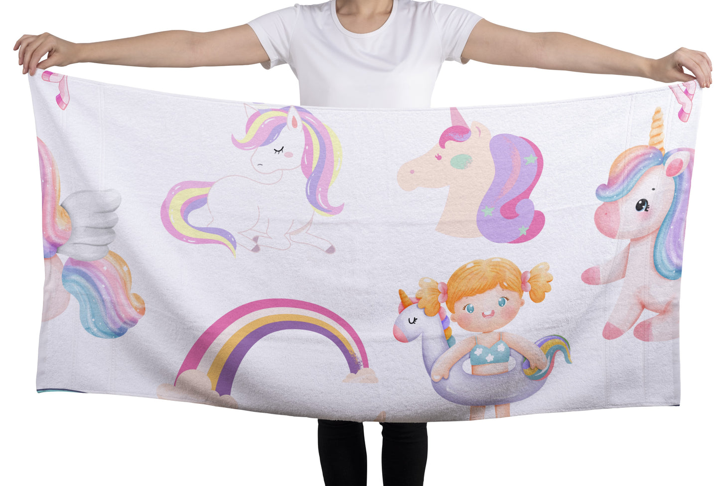 Magical Unicorn Dreams  Cute Seamless Digital Pattern